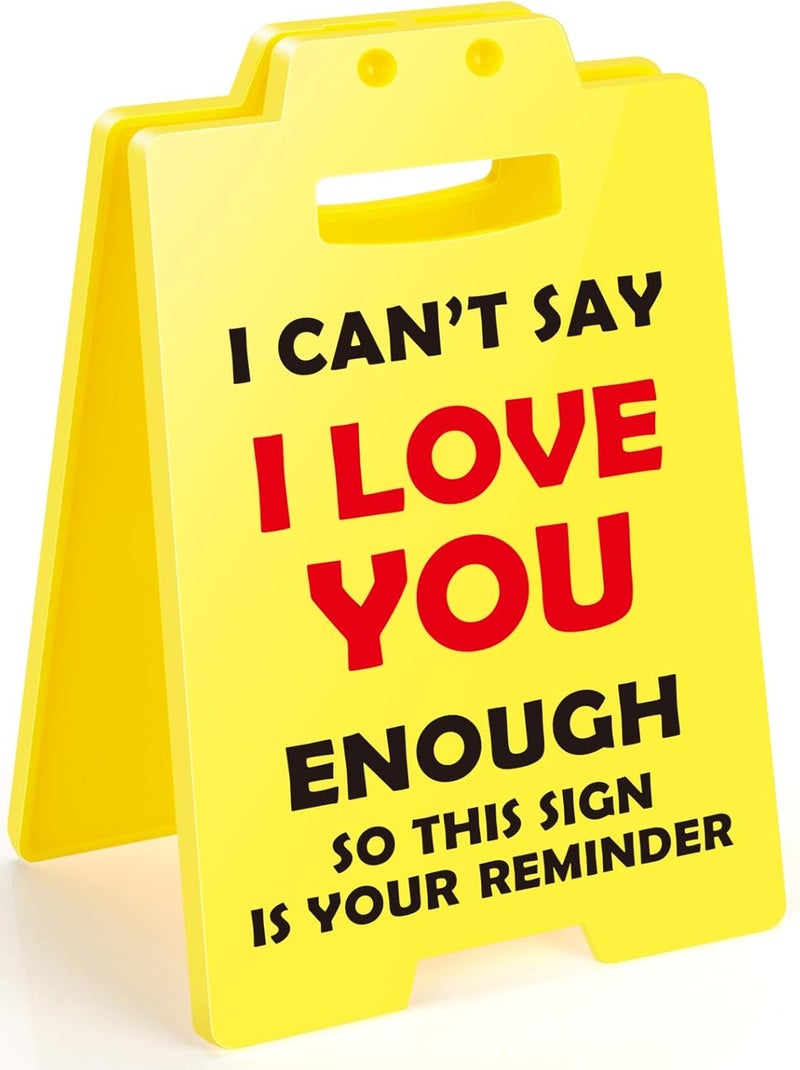 MBL Gifts for Him Her Valentines - Gift for Valentine's Day Boyfriend Girlfriend Wife Husband Couple Fiance Women Men Anniversary Birthday Wedding Funny Romantic l Love You Sign Decorations Decor - Image 1